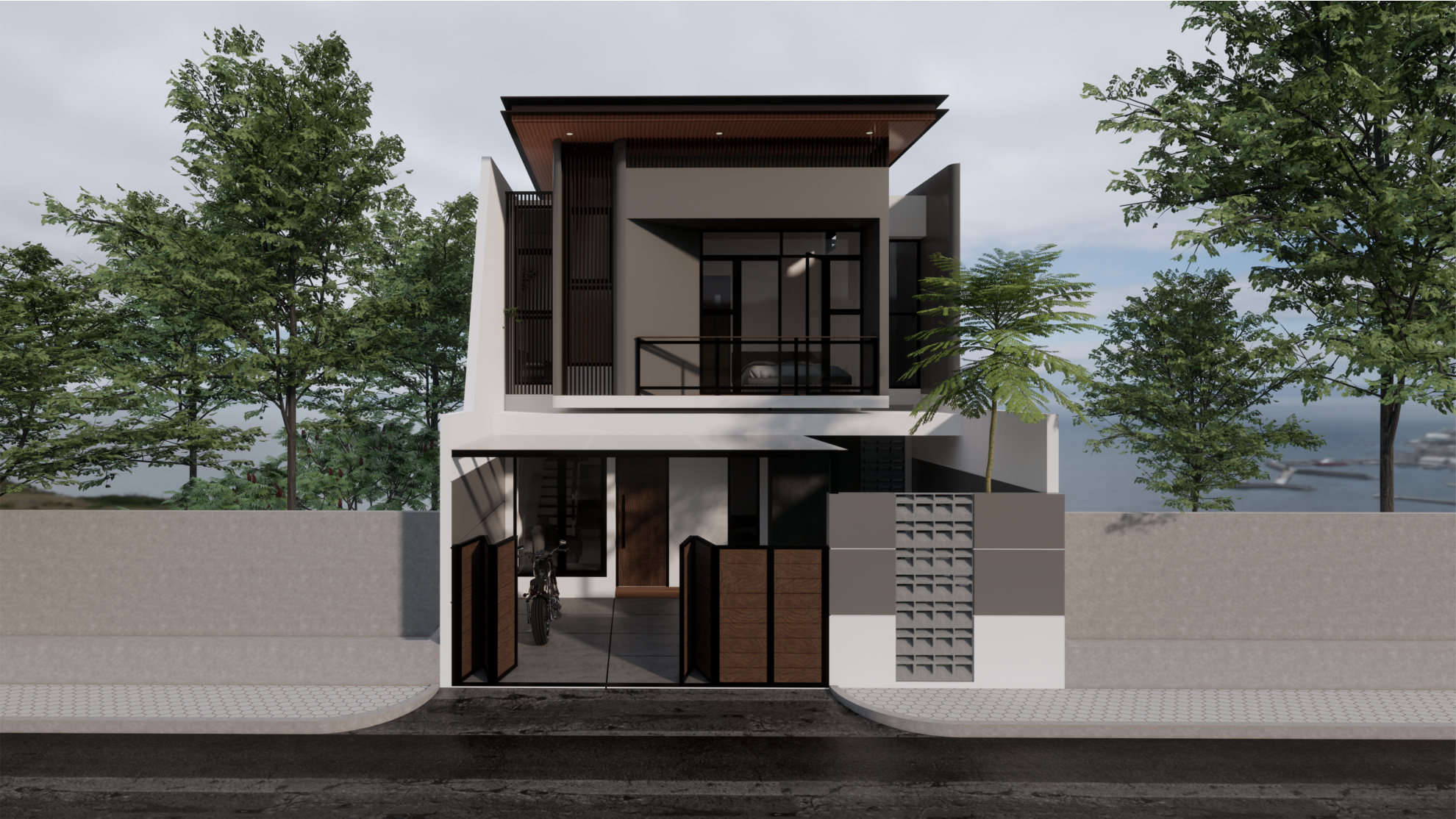 Desain Modern Tropis